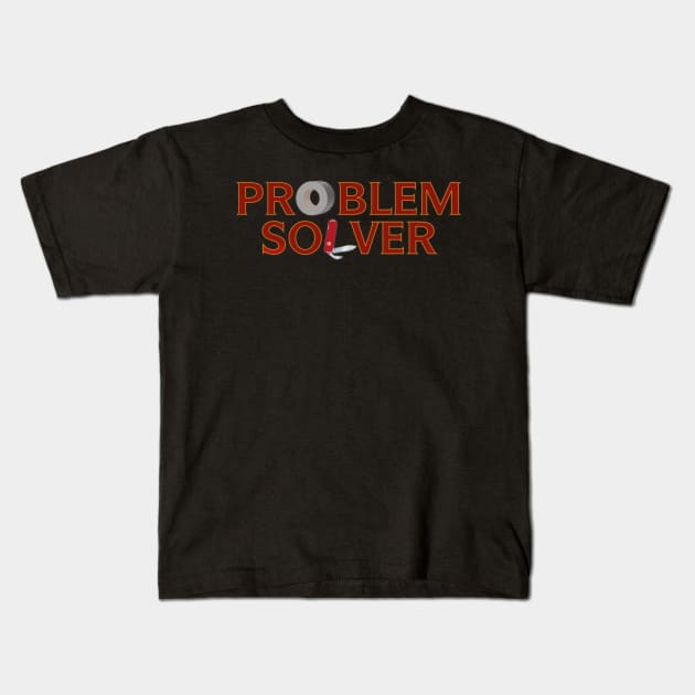 Problem Solver (Color) Kids T-Shirt by Mansemat